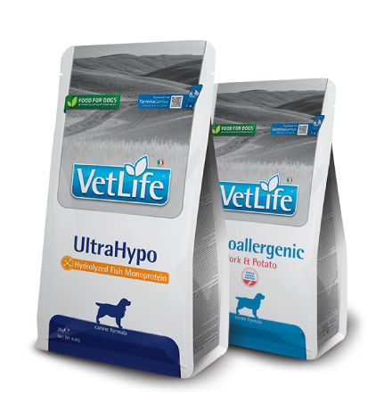 Sacchi VetLife UltraHypo e Hypoallergenic per cani
