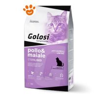 Golosi Cat Adult Sterilizzato Hairball Low Fat Pollo e Maiale
