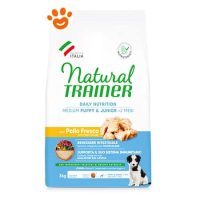 Natural Trainer Dog Puppy & Junior Medium Pollo