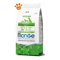 Monge Dog Natural Superpremium Adult All Breeds Coniglio Riso e Patate