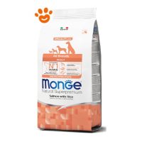 Monge Dog Natural Superpremium Adult All Breeds Salmone e Riso