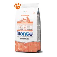 Monge Dog Natural Superpremium All Breeds Puppy e Junior Salmone e Riso