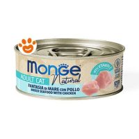 Cibo umido gatto Monge pollo e mare