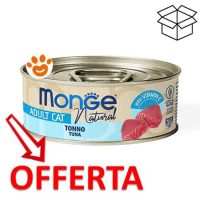 Cibo umido per gatti adulti Monge tonno offerta