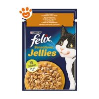 Purina Cat Felix Sensations Jellies Pollo con Carote in Gelatina
