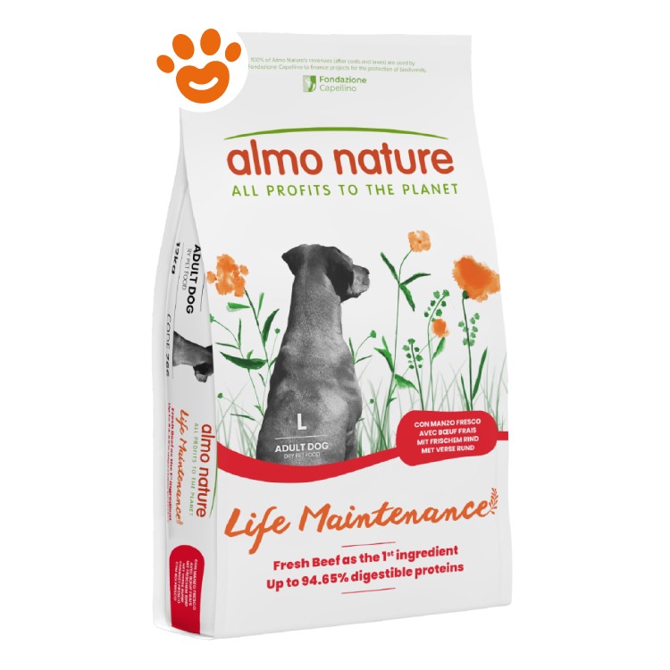 Sacco di crocchette Almo Nature per cani adulti