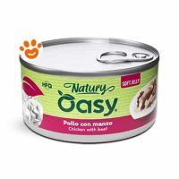 Cibo umido per gatti pollo e manzo Oasy