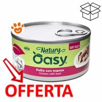 Cibo umido per gatti pollo e manzo in offerta