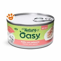 Cibo umido per gatti pollo e salmone Oasy