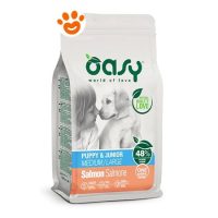 Oasy Dog Puppy e Junior Medium/Large Monoproteico Salmone