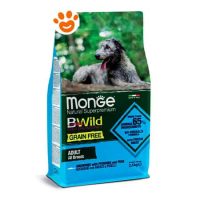 Monge Dog Bwild Grain Free Adult All Breeds Acciughe Patate e Piselli