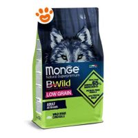 Monge Dog Bwild Low Grain Adult All Breeds Cinghiale