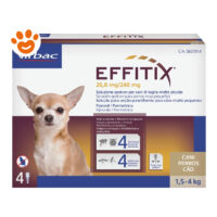 Virbac Dog EFFITIX Spot-On Cani di Taglia Toy (1,5-4kg)