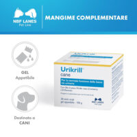 Confezione Urikrill cane integratore vie urinarie