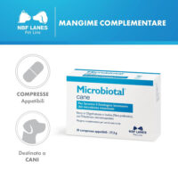 Confezione Microbiotal cane mangime complementare per cani