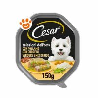 Cesar Dog Cuore di Verdure con Pollame in Patè