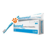 Innovet Dog&Cat Restomyl Dentifricio e Spazzolino - Confezione Da 1 Kit