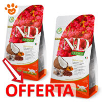 Sacchi N&D Quinoa Skin&Coat in offerta
