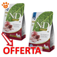 Offerta crocchette N&D Prime Mini pollo melograno