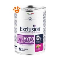 Exclusion Dog Diet Hypoallergenic Adult Maiale e Piselli