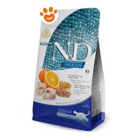 Farmina Cat N&D Ocean Ancestral Grain Adult Merluzzo, Farro, Avena e Arancia