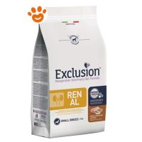 Exclusion Dog Renal Adult Small Breed Maiale Saggina e Riso