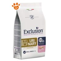 Exclusion Dog Urinary Adult Small Breed Maiale Sorgo e Riso