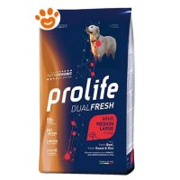 Prolife Dog DualFresh Adult Medium Large Manzo, Oca e Riso
