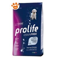 Prolife Dog Grainfree Sensitive Puppy Medium Large Sogliola e Patate