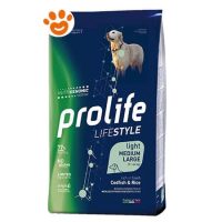 Prolife Dog Lifestyle Light Adult Medium Large Merluzzo e Riso