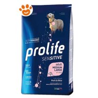 Prolife Dog Sensitive Adult Medium Large Maiale e Riso