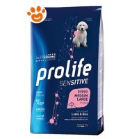 Prolife Dog Sensitive Puppy Medium Large Agnello e Riso