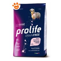 Prolife Dog Grainfree Sensitive Adult Medium Large Maiale e Patate