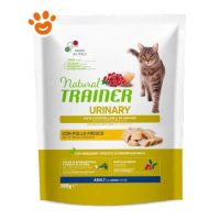 Natural Trainer Cat Urinary Pollo, Semi di Lino e Uova