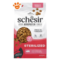 Sacco crocchette Schesir sterilized al prosciutto 1,5 kg
