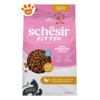 Confezione rosa Schesir Kitten pollo fresco 400g