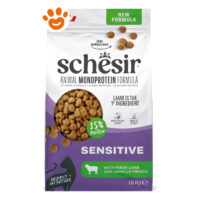 Sacco crocchette Schesir Sensitive con agnello fresco