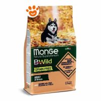 Monge Dog Bwild Grain Free Adult All Breed Salmone e Piselli