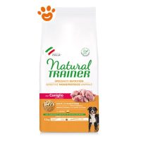 Natural Trainer Dog Sensitive No Gluten Adult Medium Maxi Coniglio