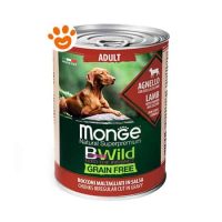 Monge Bwild Dog Adult Grain Free Agnello Zucca e Zucchine