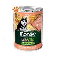 Monge Bwild Dog Adult Grain Free Salmone Zucca e Zucchine