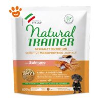 Natural Trainer Dog Sensitive No Gluten Adult Small & Toy Salmone