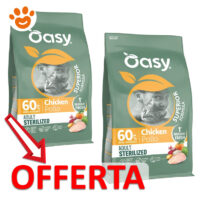 Cibo per gatti sterilizzati Oasy in offerta