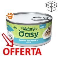 Scatoletta sardine Oasy offerta cibo per gatti