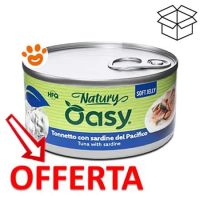 Offerta tonno e sardine Oasy per gatti