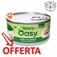 Offerta cibo umido gatto pollo e spinaci