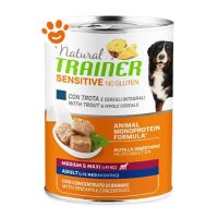 Trainer Dog Sensitive No Gluten Adult Medium & Maxi Trota e Cereali Integrali