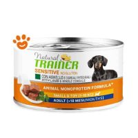 Trainer Dog Sensitive No Gluten Adult Small & Toy Agnello e Cereali Integrali
