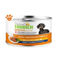 Trainer Dog Sensitive No Gluten Adult Small & Toy Maiale e Cereali Integrali