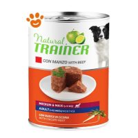 Trainer Natural Dog Adult Medium & Maxi Manzo